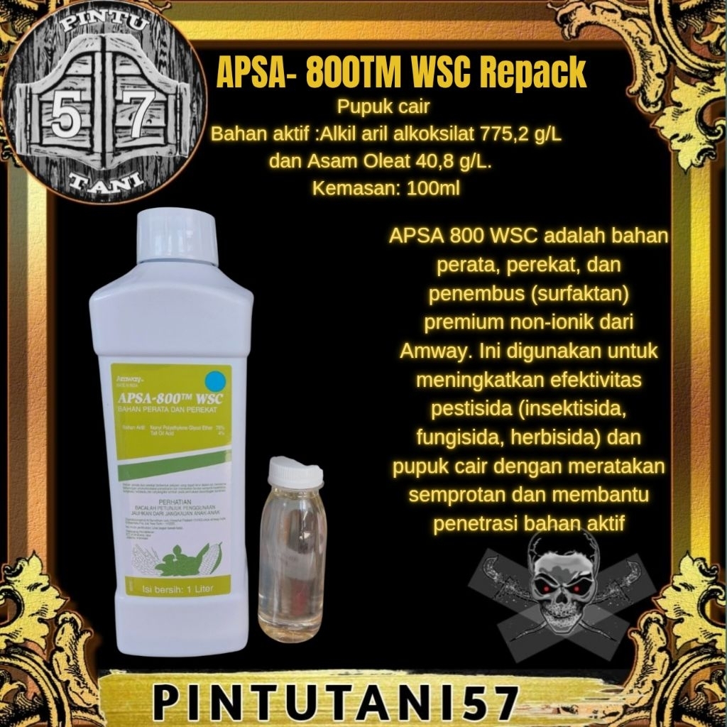 APSA- 800TM WSC REPACK 100ml - Membantu Merekatkan, Meratakan, Menembus Jaringan