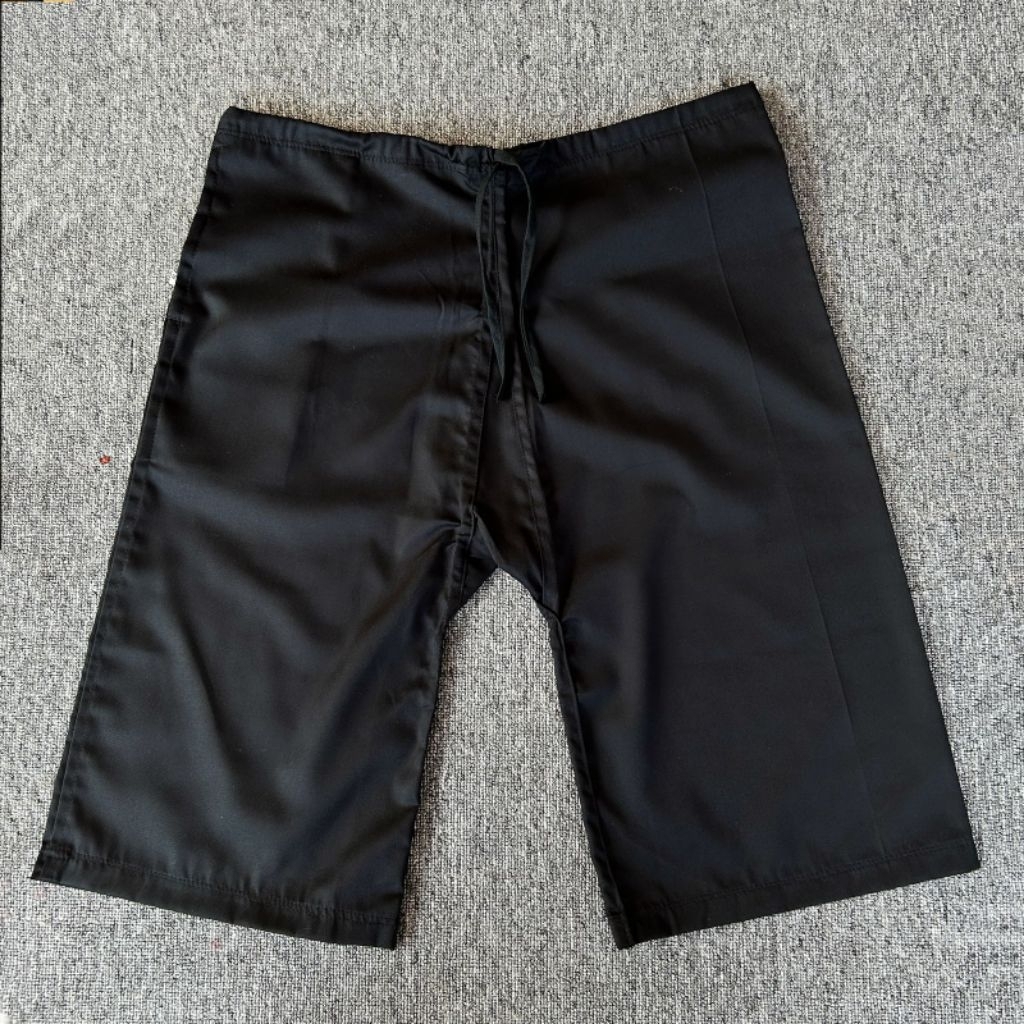 celana silat/karate/kombor hitam bahan nagata dan drill unione tebal adem bermestax