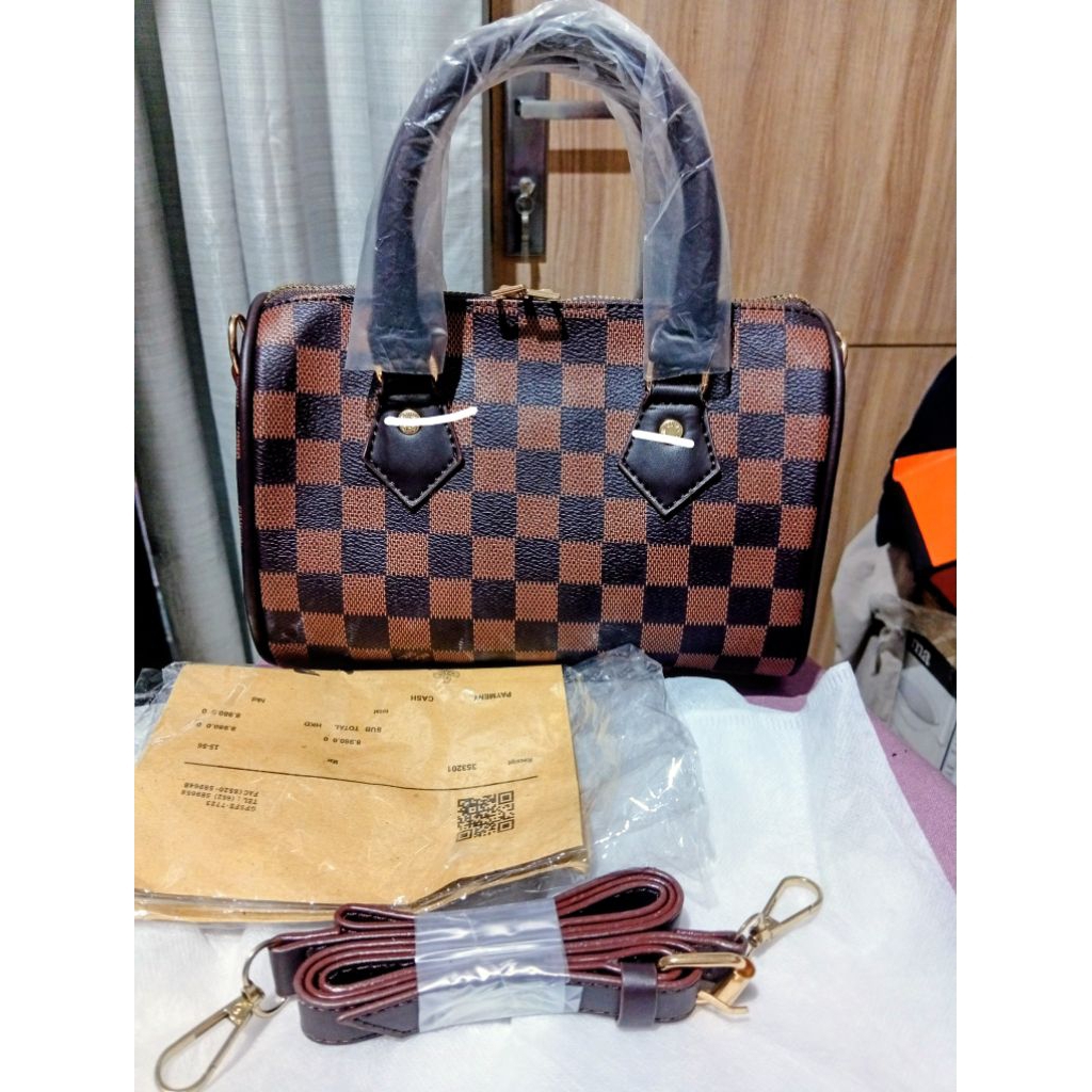 Tas elpong speedy damier premium