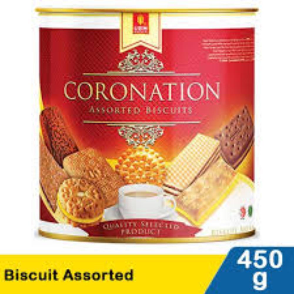 [ BISKUIT ANEKA RASA ] CORONATION Assorted Biscuit 450gr / Biskuit Kaleng / Snack Lebaran/ Cemilan