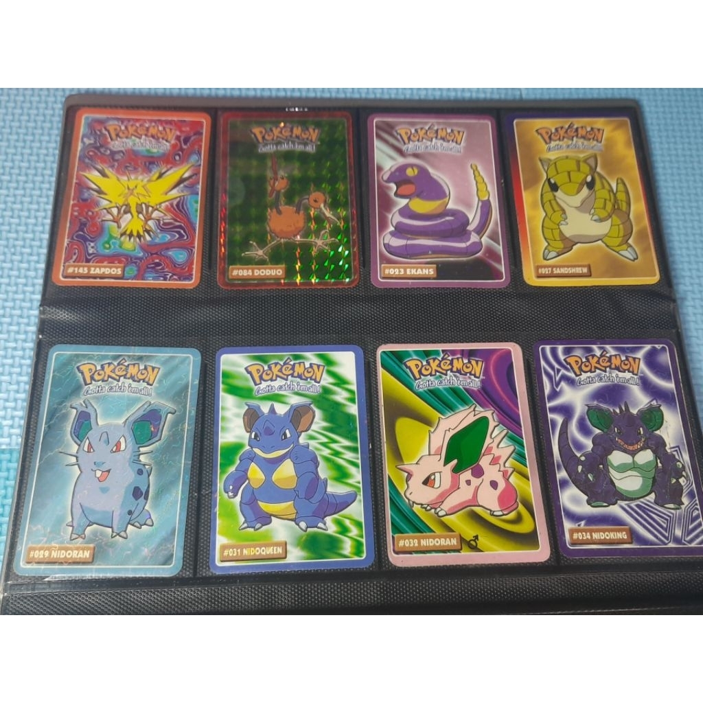 56 Pcs Kartu Cup Cup Pop Pokemon - Tazos - Nostalgia - Retro - Classic