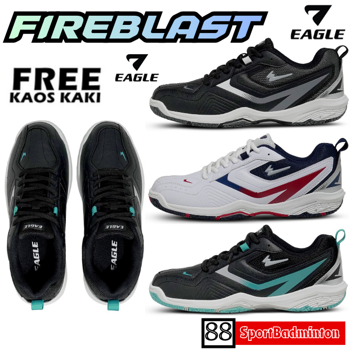 Eagle FIREBLAST Badminton Shoes - Sepatu Badminton Original EAGLE
