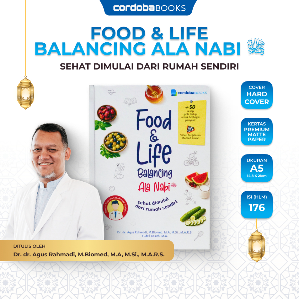 Cordoba Books Food & Life Balancing Ala Nabi (Sehat Dimulai Dari Rumah Sendiri)
