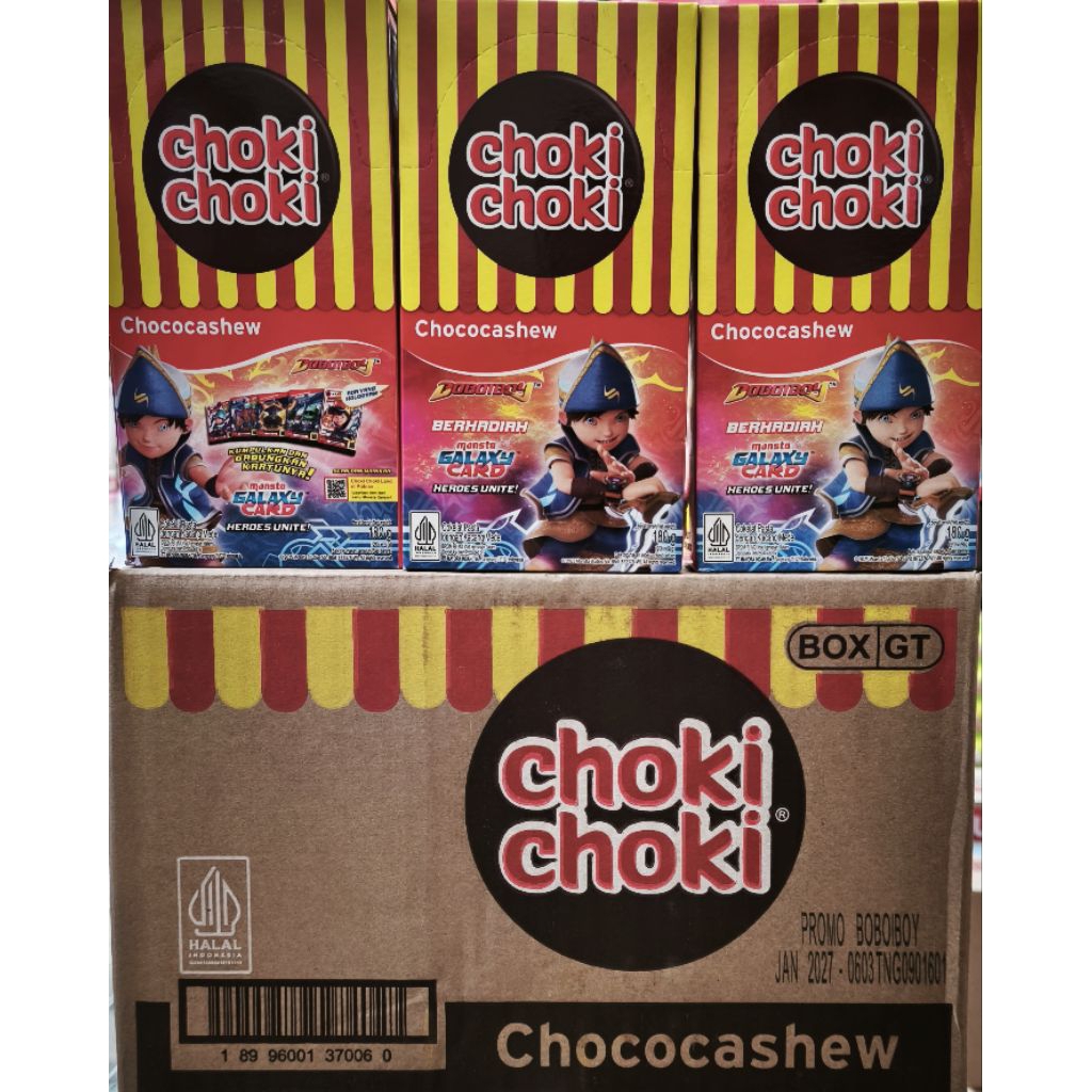 Choki Choki Boboiboy Monstacard 1 Dus isi 9 Pak