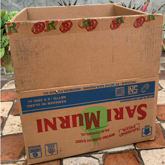 Kardus minyak goreng | Karton bekas | pack Tebal