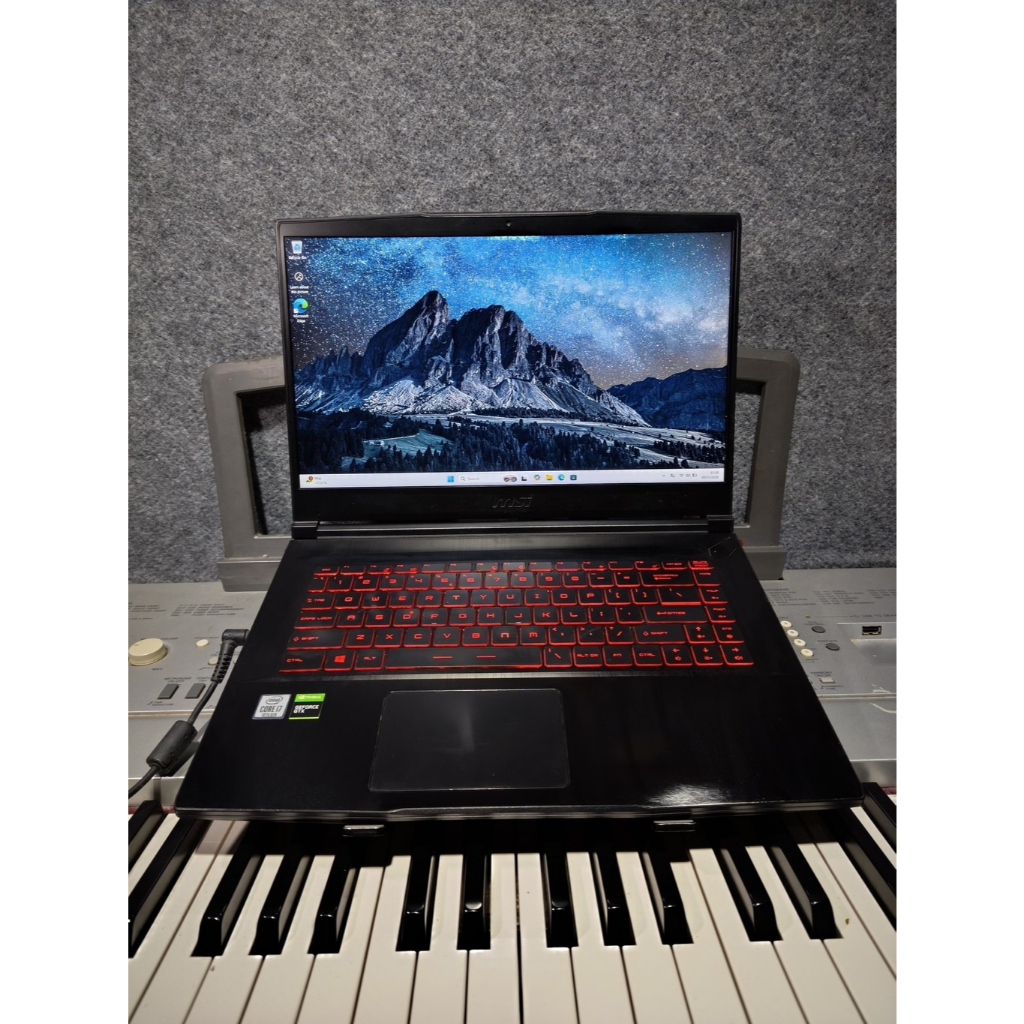 Laptop Gaming MSI GF63 Thin 10SCSR – Core i7 Gen 10 | GTX 1650 Ti | RAM 16GB | SSD + HDD