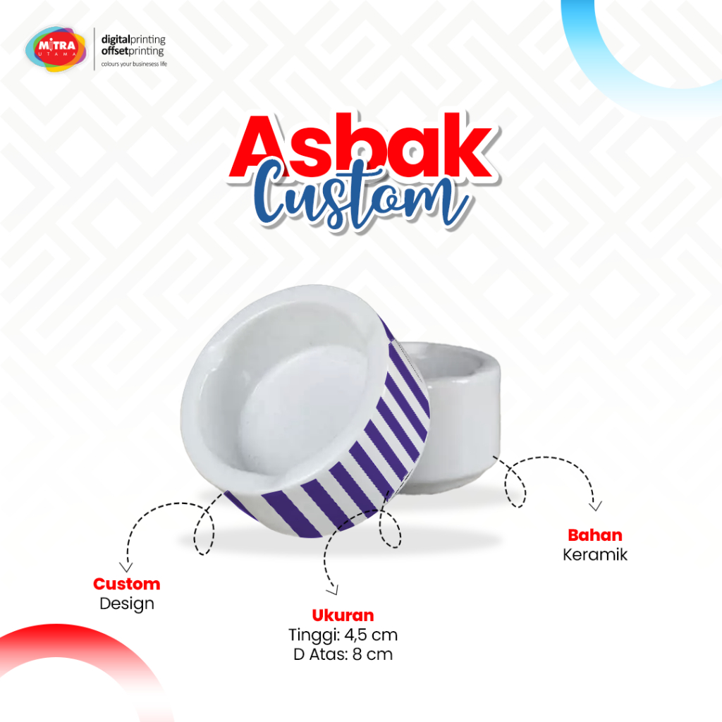 ASBAK CUSTOM | ASBAK LUCU | ASBAK KERAMIK | ASBAK UNIK