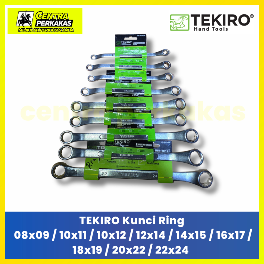 TEKIRO Kunci Ring Satuan Double Offset Wrench Original