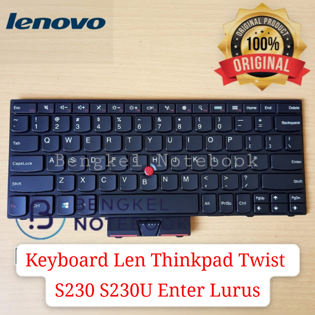 Keyboard Len Thinkpad Twist S230 S230U Enter Lurus