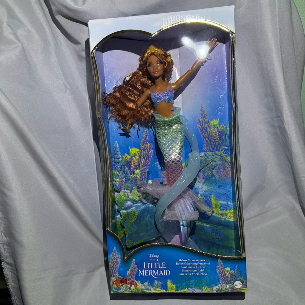 BARBIE DISNEY THE LITTLE MERMAID DELUXE MERMAID ARIEL DOLL