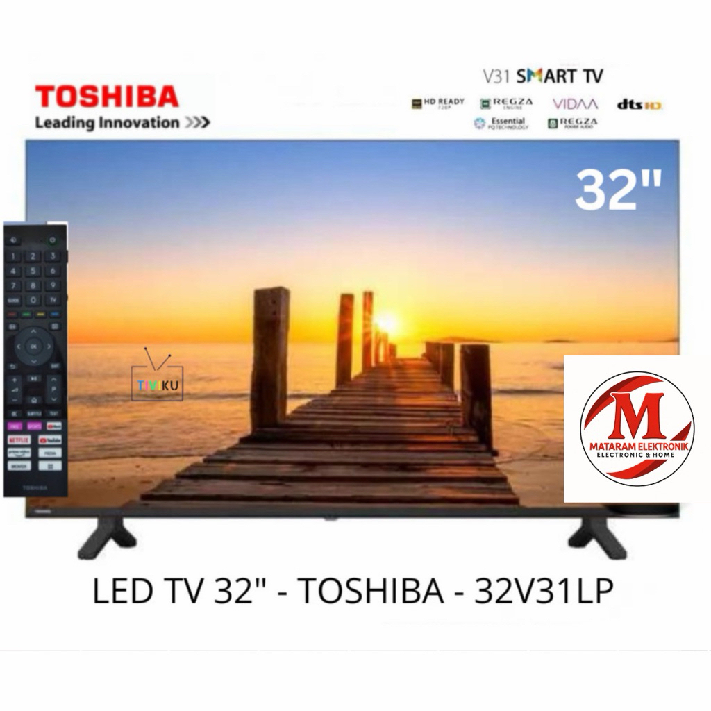 LED TV TOSHIBA 32" 32V31 (SMART TV)
