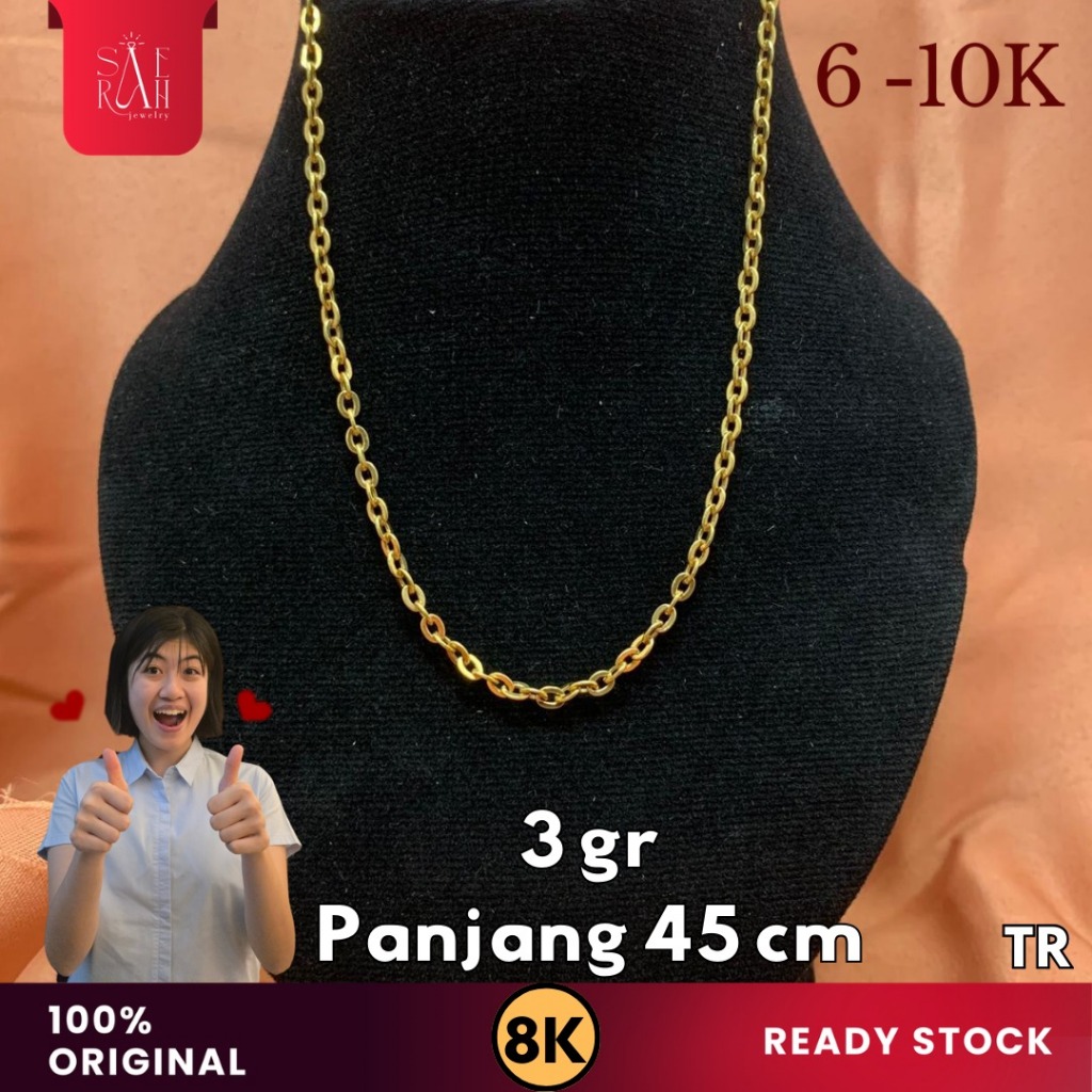 Kalung Emas 8K - Toko Emas Saerah - 3 Gram 276