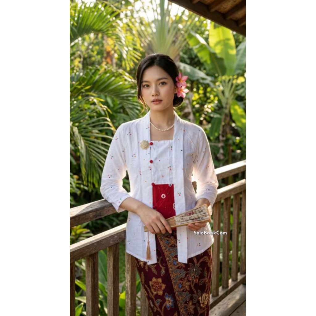 BLUS BLOUSE BATIK SOLO  KUTUBARU JUMPUTAN ABRIT