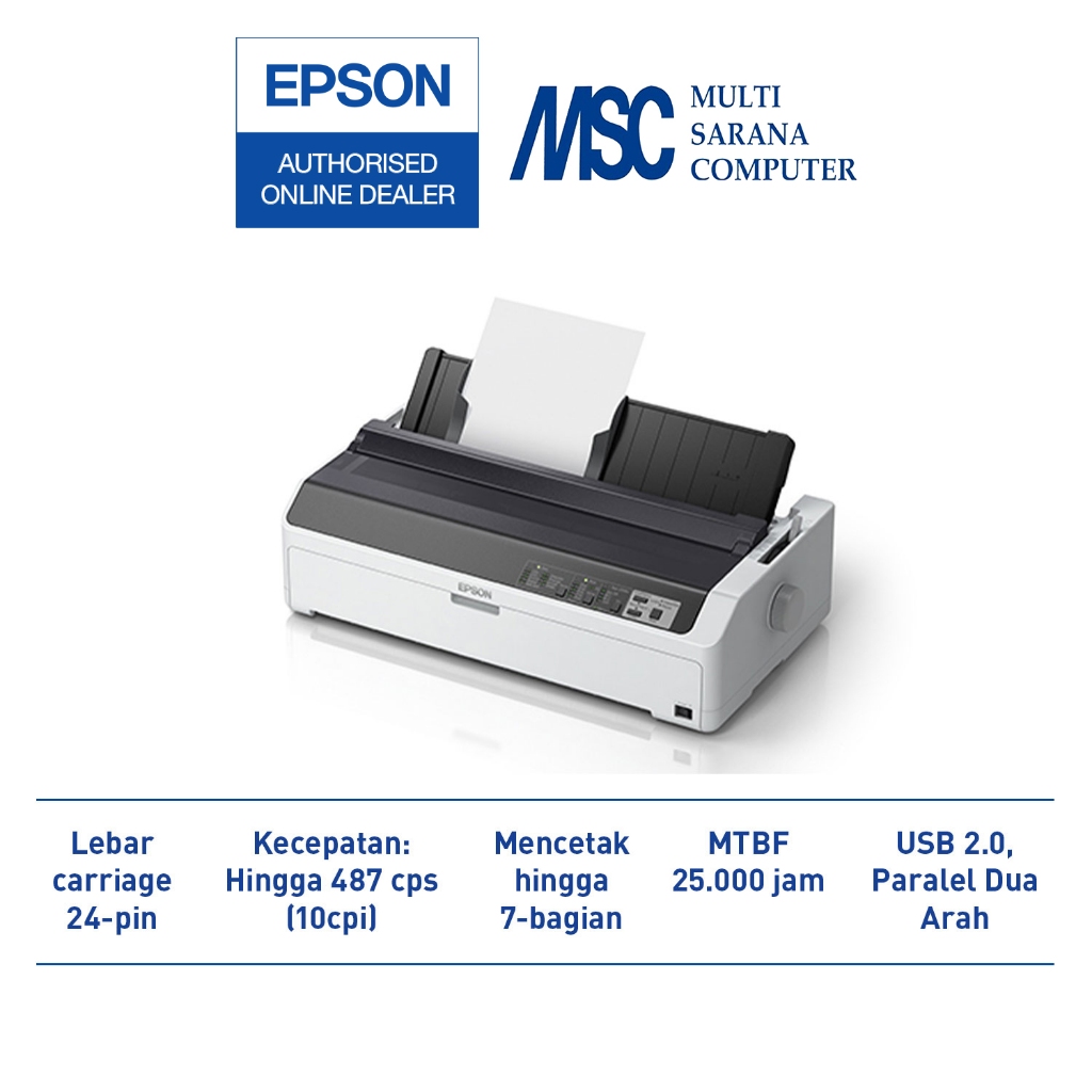 PRINTER EPSON LQ 2090II LQ-2090II LQ2090II DOT MATRIX