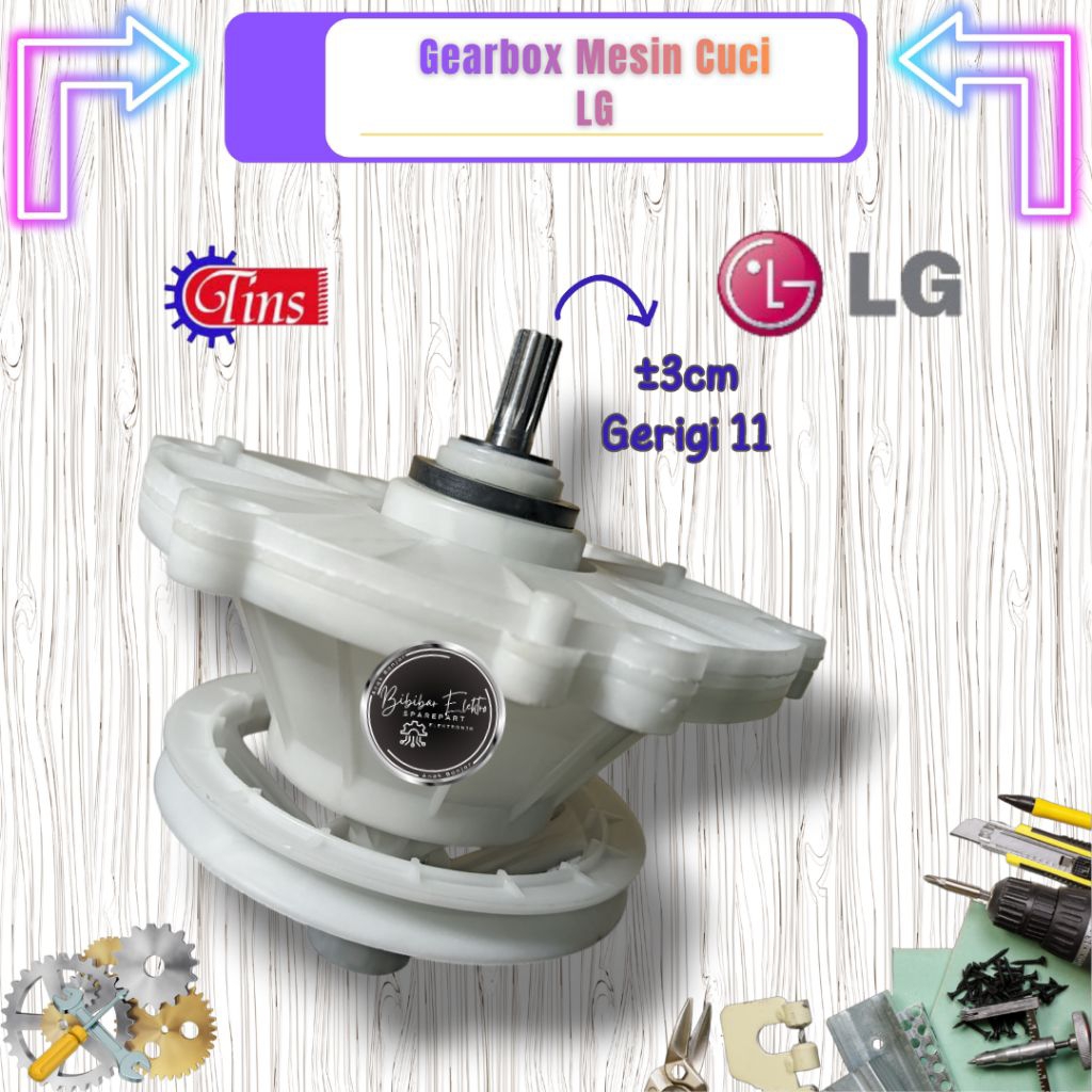Gearbox Mesin Cuci LG Gigi 11