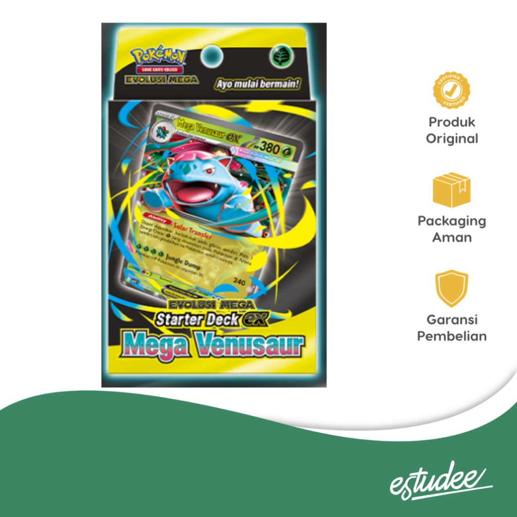 Estudee - Pokemon Game Kartu Koleksi Deck Mega Venusaur