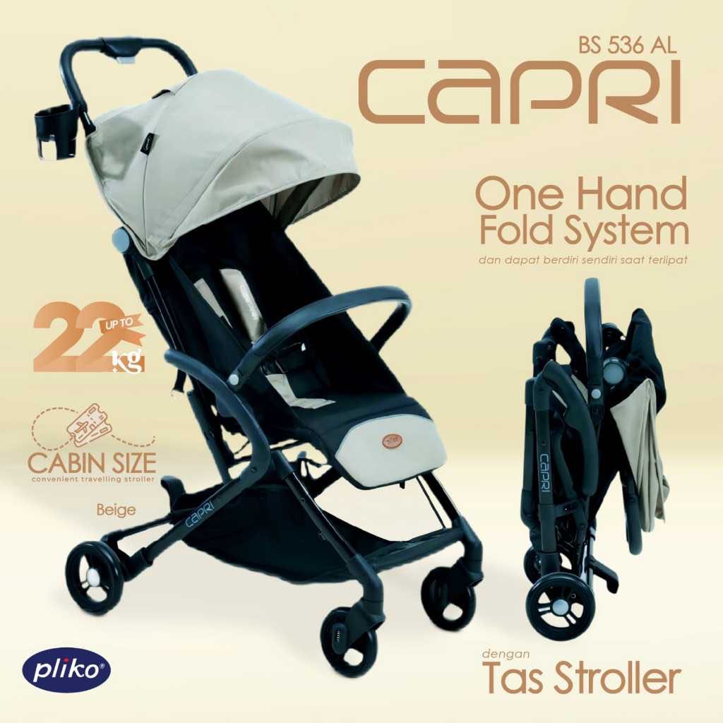 Makassar - Pliko Capri B/S 536AL Stroller Bayi Cabin Size