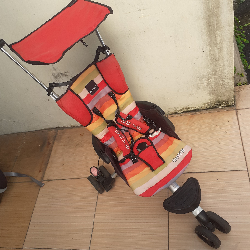 Stroller Travel Lipat I Sport Babyelle Roda Tiga