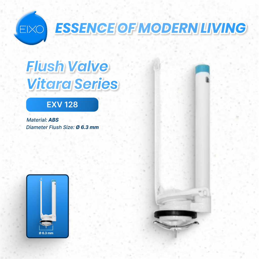EIXO Vitara Pembilas Closet Single Flush Lubang Besar Kecil