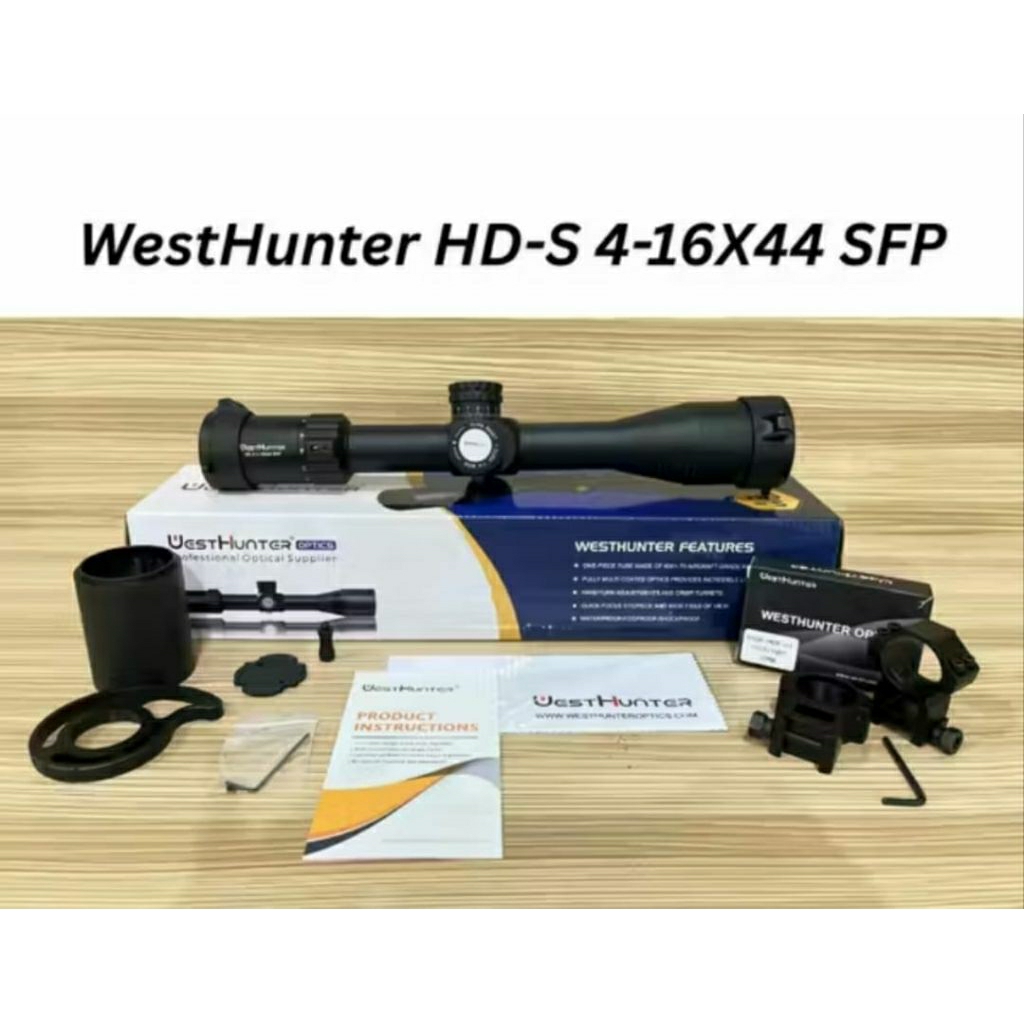 TELESKOP WESTHUNTER HD-S 4-16X44SFP TERBARU