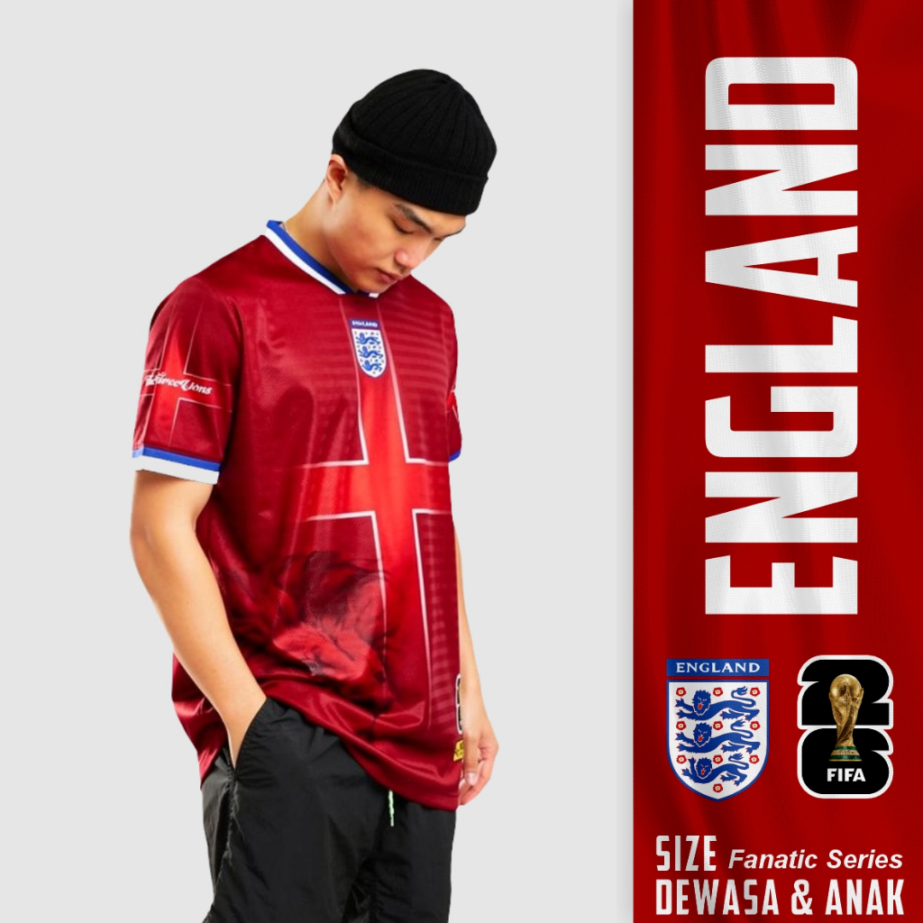 Baju Jersey Piala Dunia Inggris 2026 Jersey England 2026 Pildun