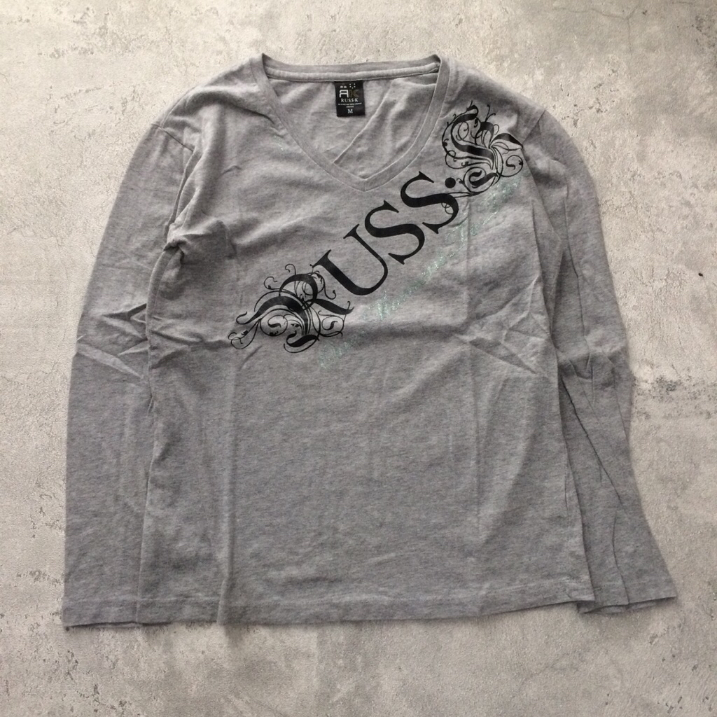 Long Sleeve T-Shirt with Graphic Design from Russ-K Brand