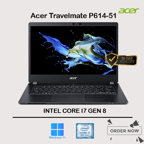 Laptop Acer Travelmate P614-51 / Core i7 Gen 8