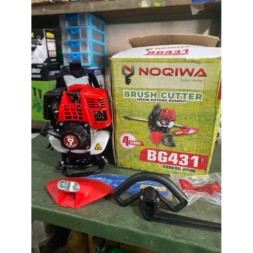 Mesin potong rumput 4 tak NOQIWA BG 431 / mesin babat lahan 4 tak