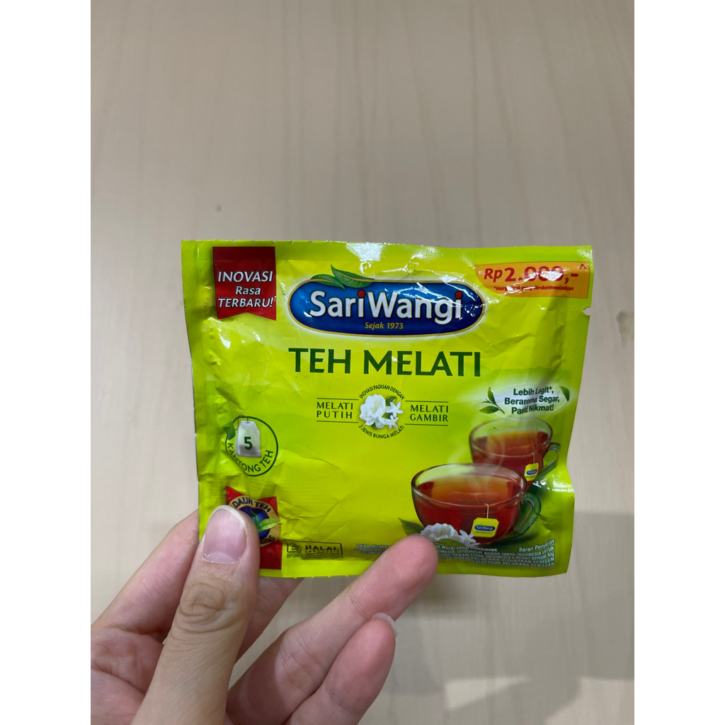 Sariwangi teh melati terbaru isi 5 - sariwangi teh melati putih terbaru - sariwangi teh celup