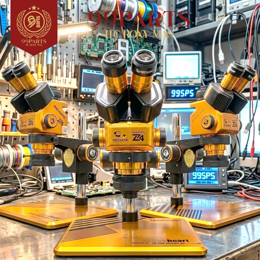 99SPS - Mikroskop trinokuler Robot Z4 / Mikroskop Robot Z4 / Robot Z4 Mikroskop Trinokuler 6.5-60X Z