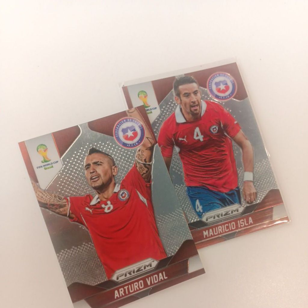kartu bola panini prizm world cup 2014 chile base card
