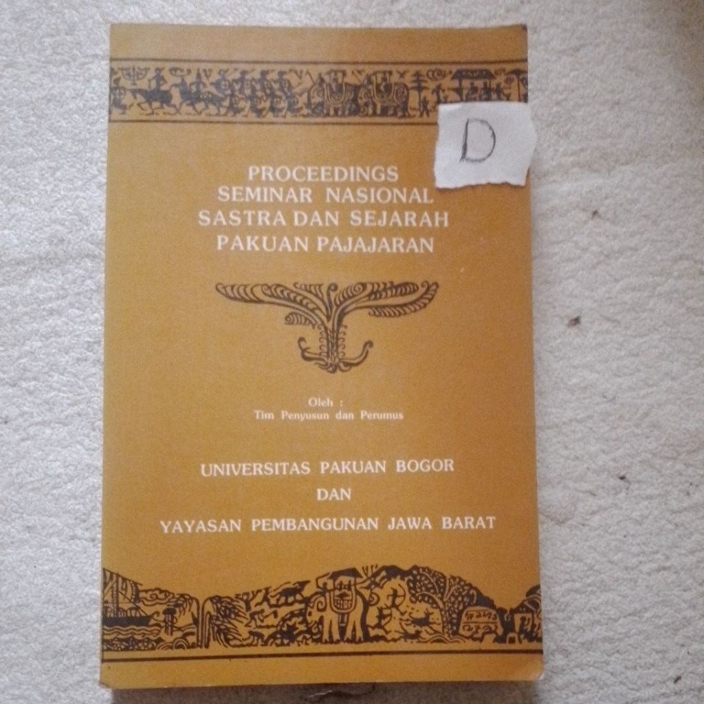 proceeding's seminar nasional sastra dan sejarah pakuan pajajaran