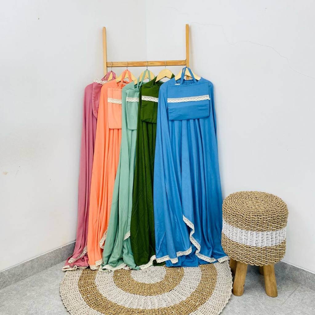 Benang Raja Mukena Renda Anak Tanggung ( 6-8 th )