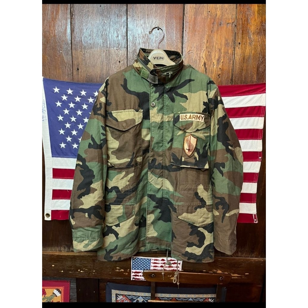 US Army Woodland Camo Field Jacket
