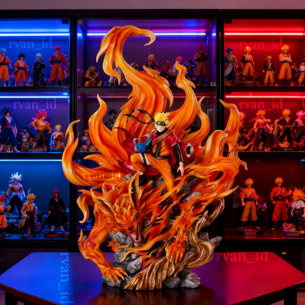 Action Figure Naruto Kurama - Figure Anime Naruto Shippuden - Action Figure Naruto - Statue Action f