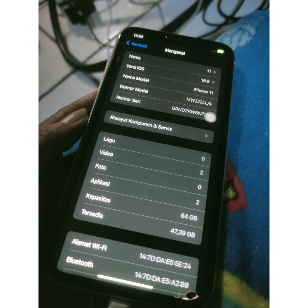 Mesin iphone 11 64gb