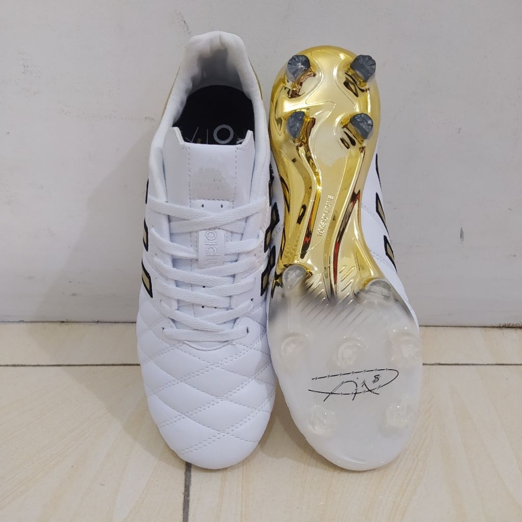 Sepatu Bola Adipure 11Pro Elite White Blue fg