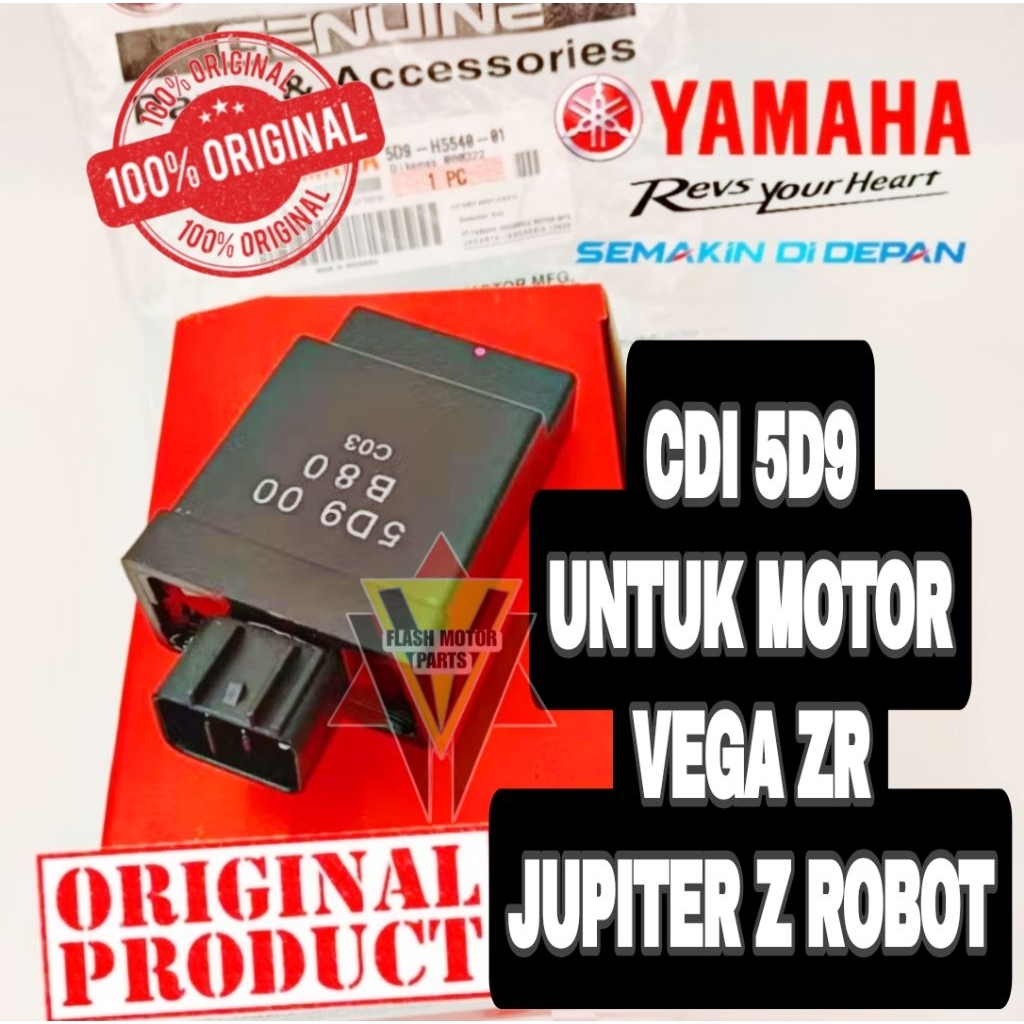 Original Cdi Yamaha 5D9, Jupiter Z Robot, Vega Zr, Asli Yamaha