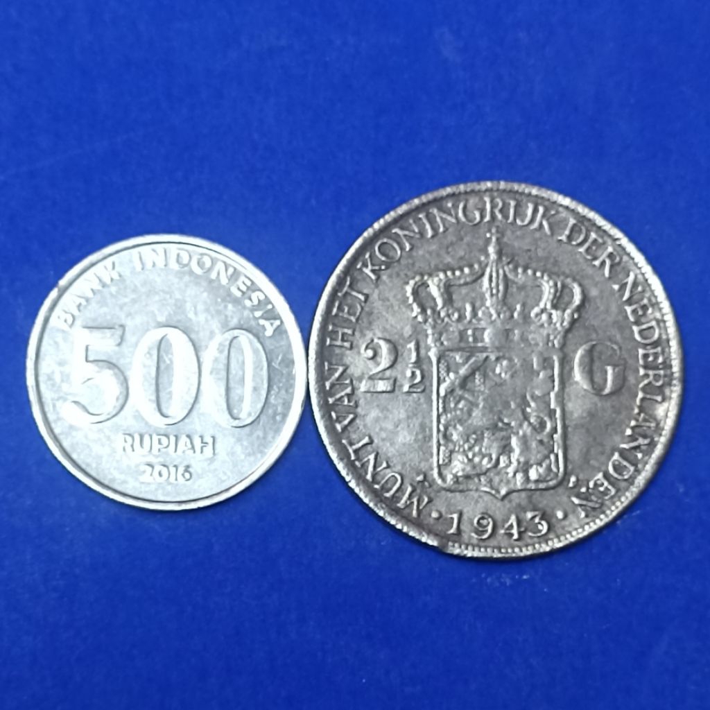 KOIN REPLIKA 21/2 GULDEN 1943 KEY DATE