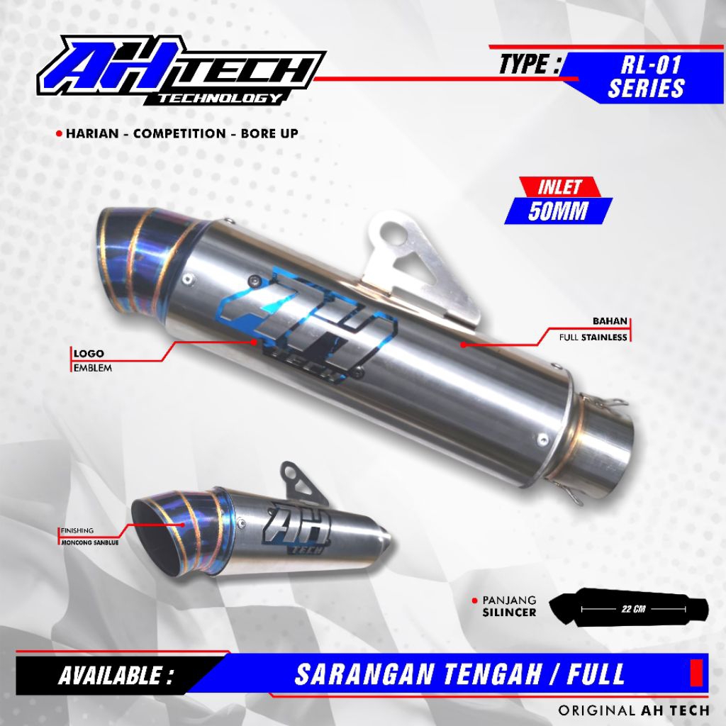 Slincer Only Silinser Racing Type RL-01 SERIES By AHTECH Racing