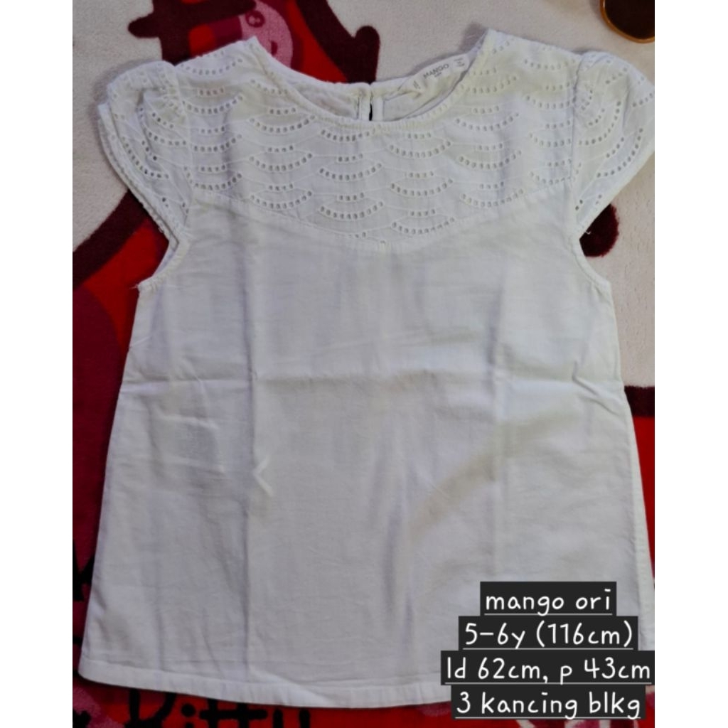 baju anak perempuan Mango original preloved