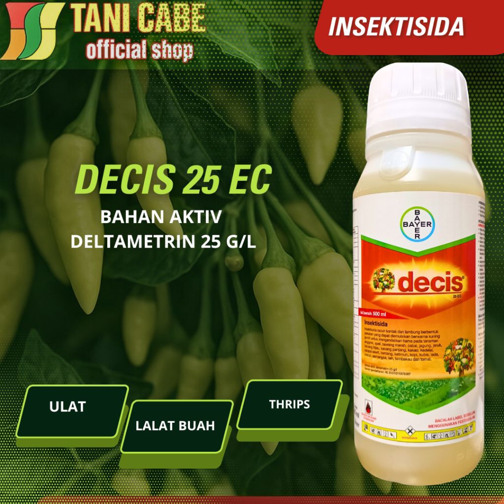 Decis kemasan 250 ml hama lalat buah dan ulat