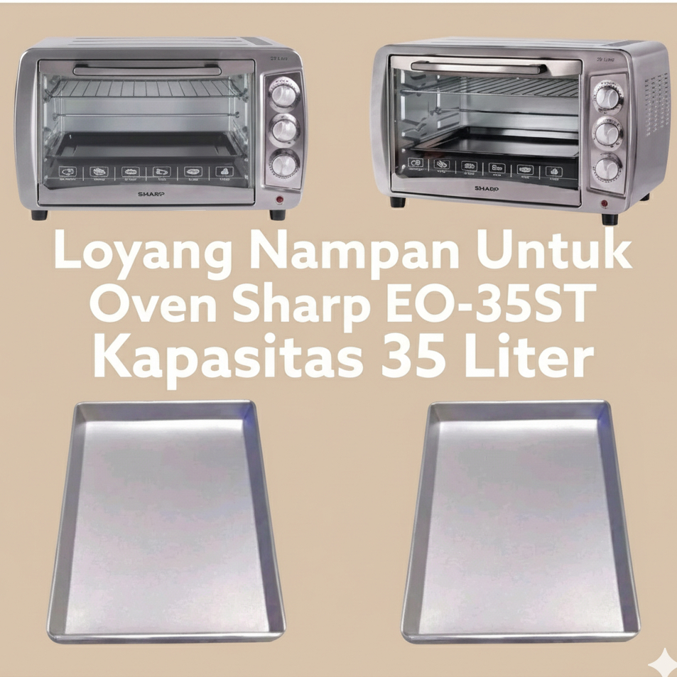 Loyang Oven SHARP EO 35ST / Loyang Oven SHARP Kapasitar 35liter / Loyang oven listrik