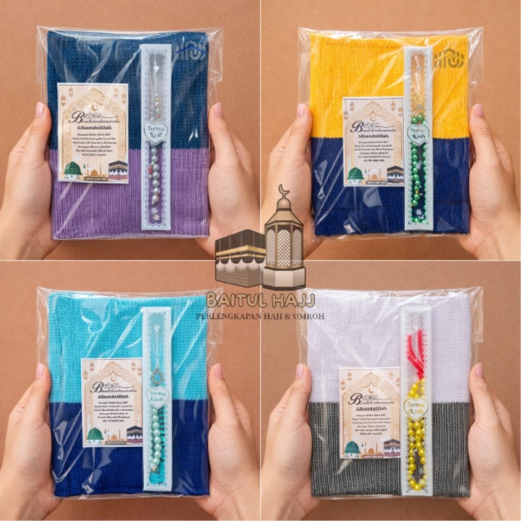 20Paket–1Kodi Ciput Rajut & Tasbih Mutiara–Oleh Oleh Haji & Umroh–Free Request Nama