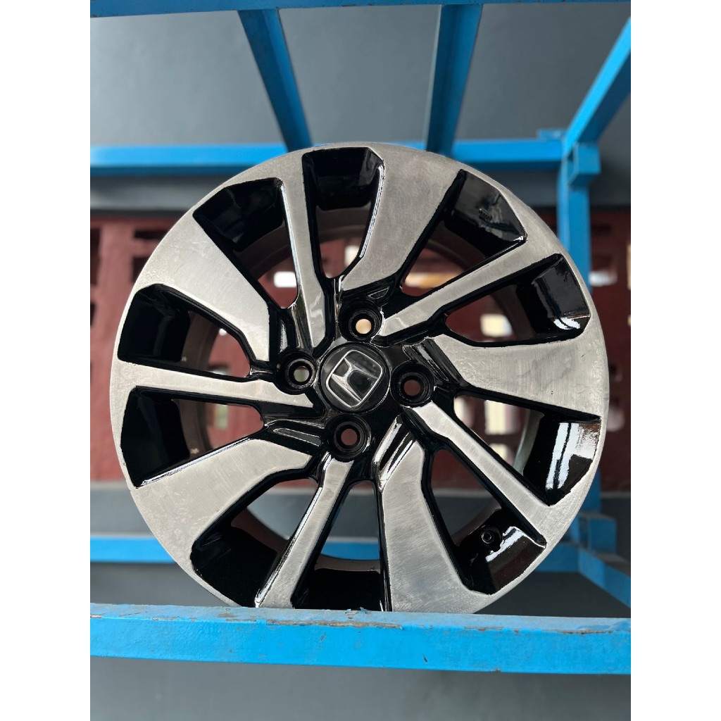VELG SECOND ORIGINAL OEM HONDA BRIO RS R15 ENKEI HONDA MOTOR., WAJIB BELI 4pcs (set) (b)