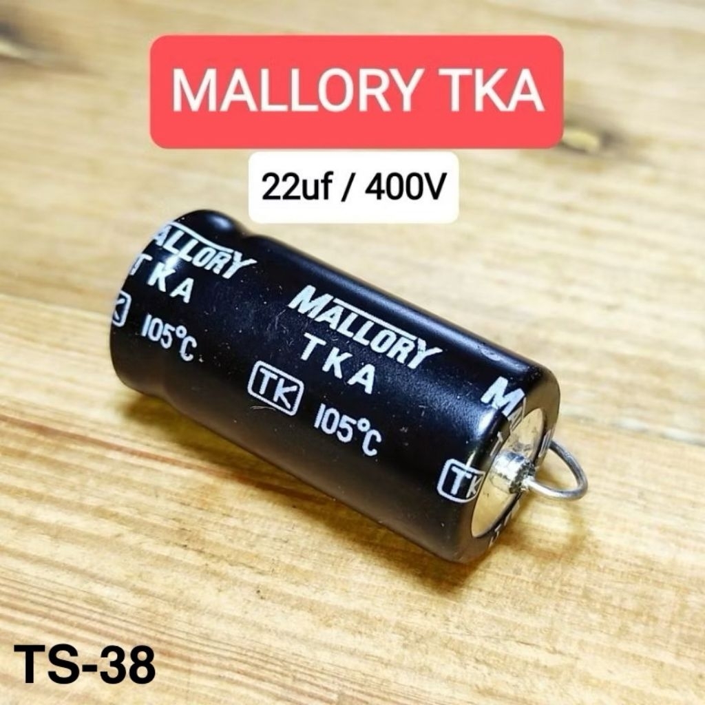 Elco 22uf 400v MALLORY TKA JAMICON Original 22UF 400V