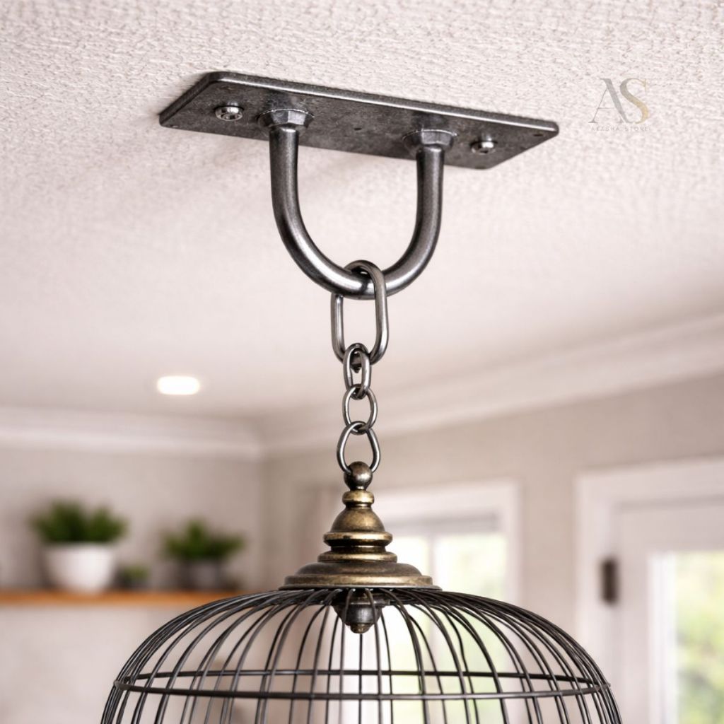 Gantungan Cantolan Sangkar Burung Tempel Dinding Besi