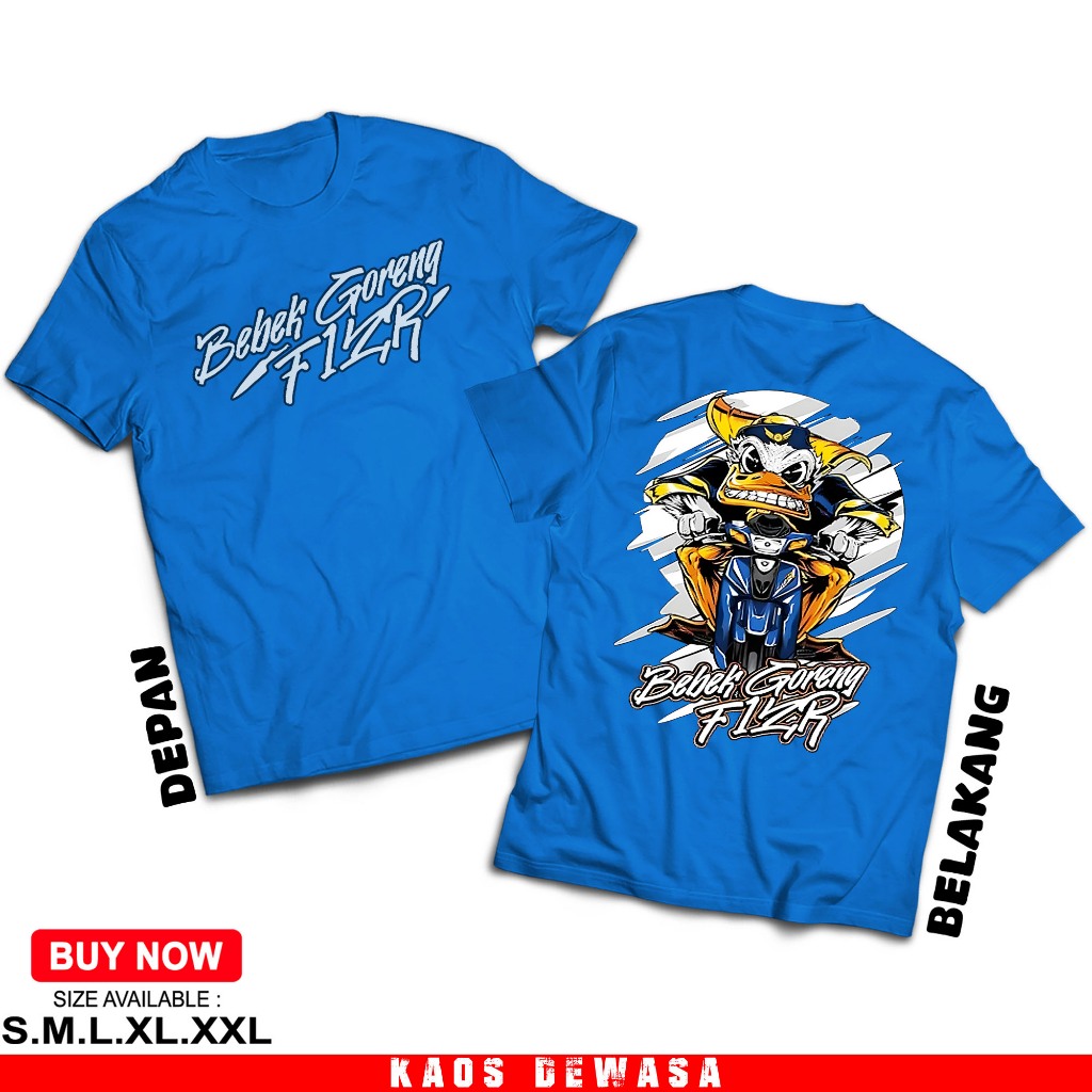 Kaos Distro Racing Fiz R Bebek Gorang/ Kaos Fiz r Two Stroke Cotton