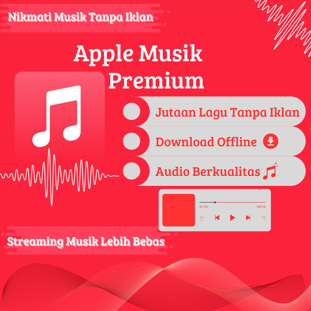 Apple Music Premium 1 - 3 Bulan | Akun Sendiri Full Garansi