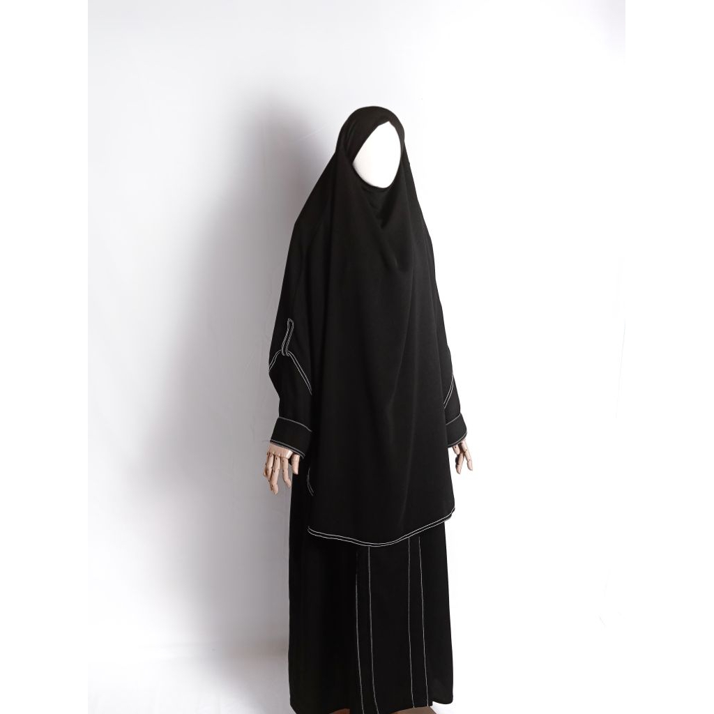 French khimar tanpa poni